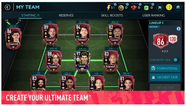 top 9 ung dung FifaMobileFootball