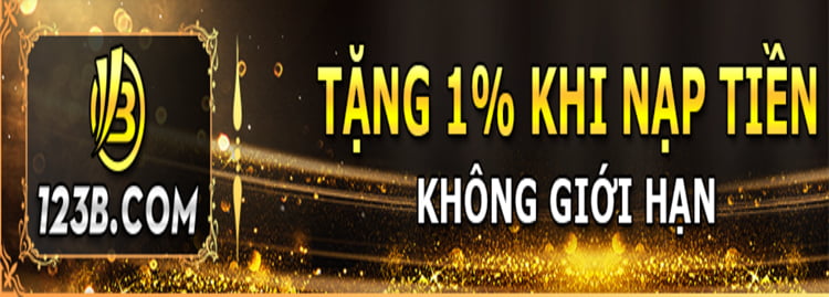 123b khuyến mãi nạp tiền tặng 1%