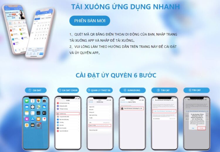 Ứng dụng điện thoại di động tại 123B Ứng dụng điện thoại di động tại 123B
