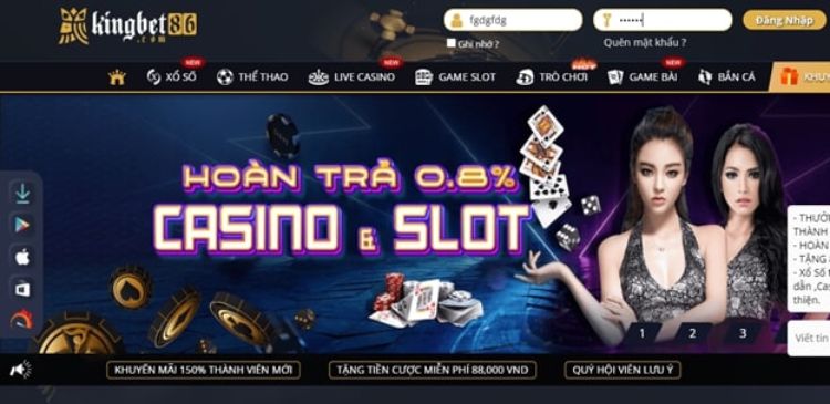 Đăng nhập vào tài khoản hội viên Kingbet86 Đăng nhập vào tài khoản hội viên Kingbet86