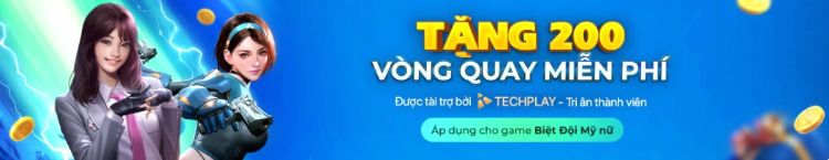 Tặng 200 vòng quay Tặng 200 vòng quay