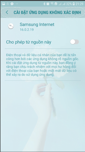 Hội viên xài Android phải cho phép App EE88 được cài đặt Hội viên xài Android phải cho phép App EE88 được cài đặt