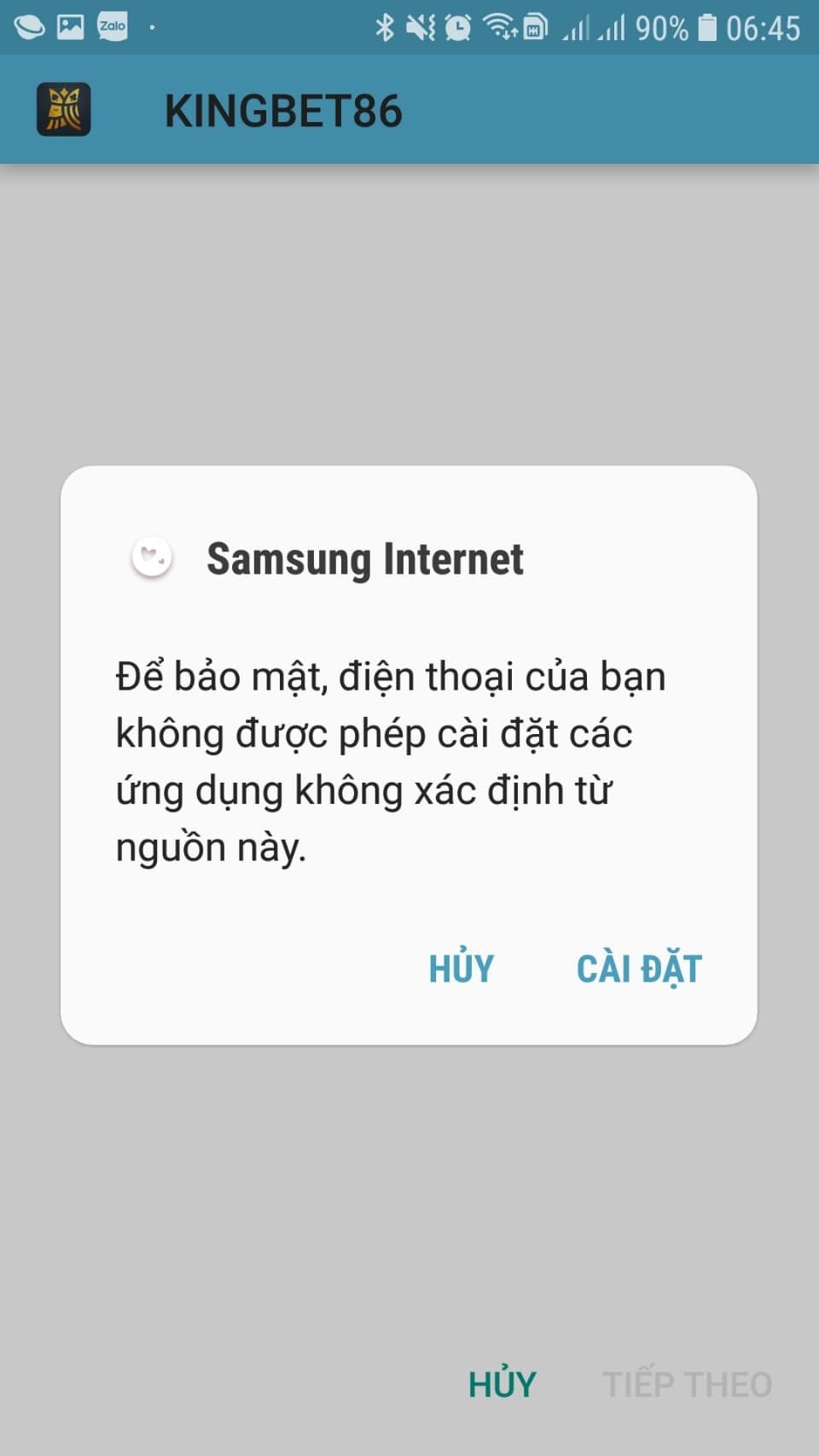 Cuối cùng người chơi chỉ cần cài đặt là thành công App Kingbet86 Cuối cùng người chơi chỉ cần cài đặt là thành công App Kingbet86