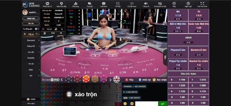 Dealer nữ xinh đẹp quyến rũ ở Live Casino EE88 Dealer nữ xinh đẹp quyến rũ ở Live Casino EE88