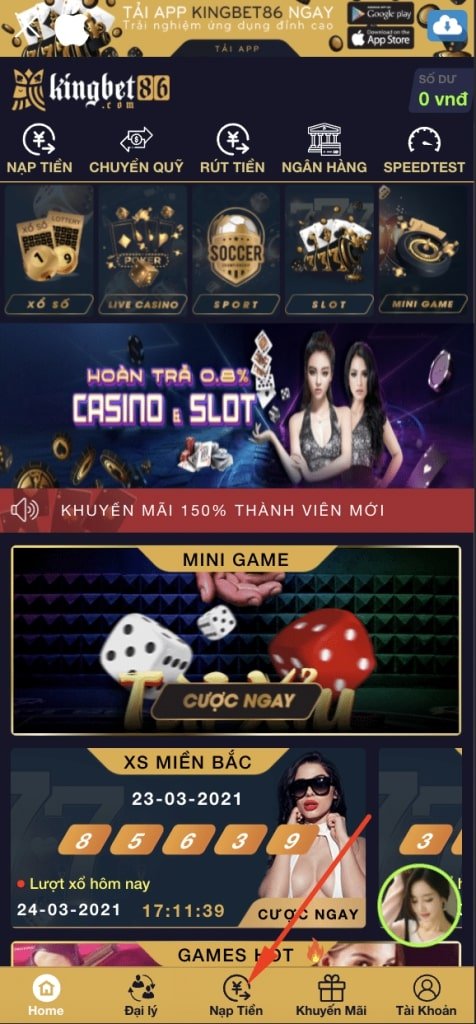Khách hàng sử dụng App Kingbet86 chỉ tốn một phần dung lượng rất nhỏ Khách hàng sử dụng App Kingbet86 chỉ tốn một phần dung lượng rất nhỏ