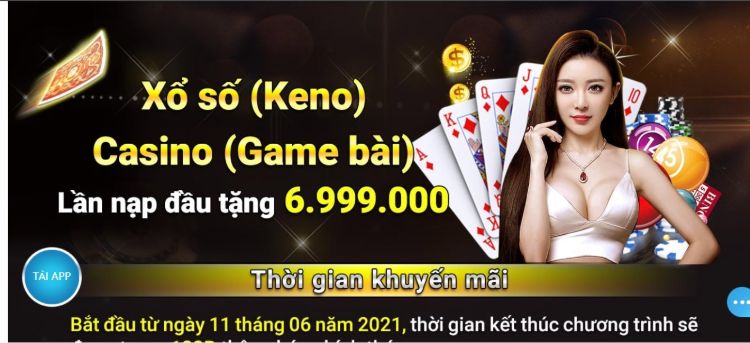 Thưởng ngay 7 triệu đồng nạp đầu Xổ số , Casino 123B