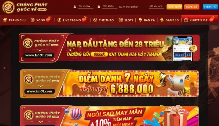 Giao diện hoạt động tại nhà cái Chúng Phát Quốc Tế Giao diện hoạt động tại nhà cái Chúng Phát Quốc Tế