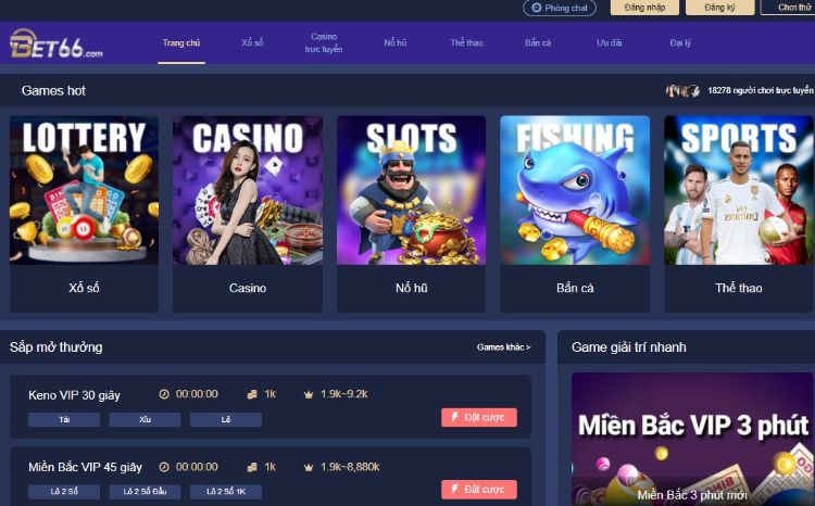 Giao diện khách hàng sử dụng khi tham gia đặt cượcc tại Bet66 Giao diện khách hàng sử dụng khi tham gia đặt cượcc tại Bet66