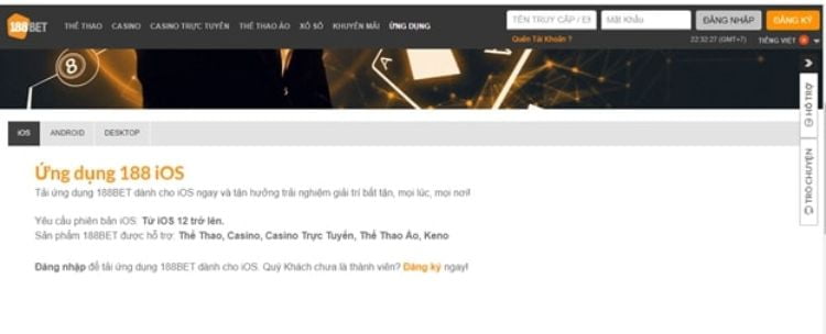 Tương tự như tải về hệ điều hành Android, người chơi Ios ấn vào đúng danh mục của bản thân Tương tự như tải về hệ điều hành Android, người chơi Ios ấn vào đúng danh mục của bản thân