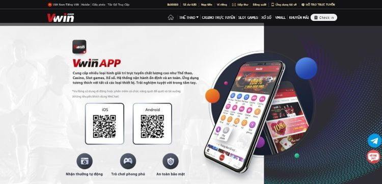 Nhanh tay tải app Vwin để đặt cược mọi lúc, mọi nơi Nhanh tay tải app Vwin để đặt cược mọi lúc, mọi nơi