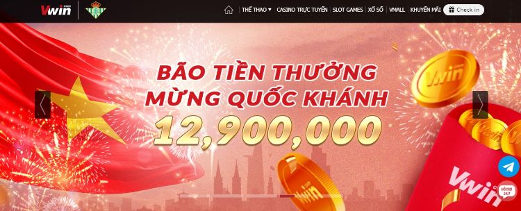 Giao diện nhà cái Vwin được thiết kế dễ dàng sử dụng