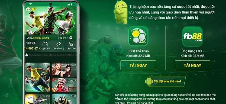 Tải ứng dụng FB88 về điện thoại để đặt cược mọi lúc, mọi nơi Tải ứng dụng FB88 về điện thoại để đặt cược mọi lúc, mọi nơi