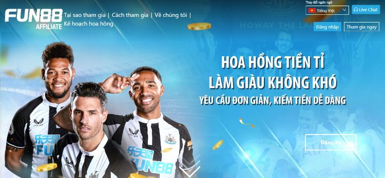 FUN88 sở hữu hệ thống đại lý với mức hoa hồng lợi nhuận cao nhất thị trường FUN88 sở hữu hệ thống đại lý với mức hoa hồng lợi nhuận cao nhất thị trường