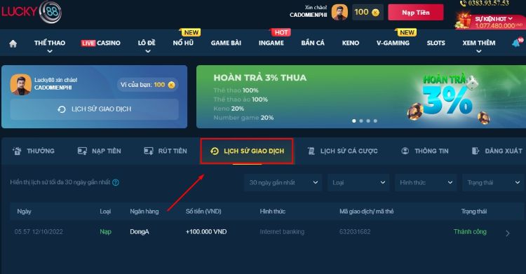 Thêm tài khoản ngân hàng trước khi thực hiện giao dịch Thêm tài khoản ngân hàng trước khi thực hiện giao dịch