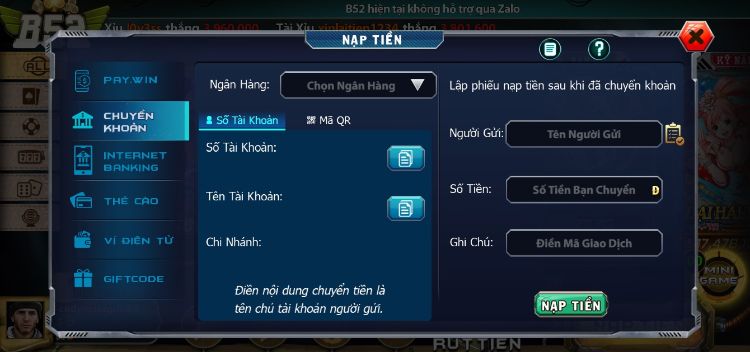 Chọn phương thức nạp tiền phù hợp khả năng bản thân Chọn phương thức nạp tiền phù hợp khả năng bản thân