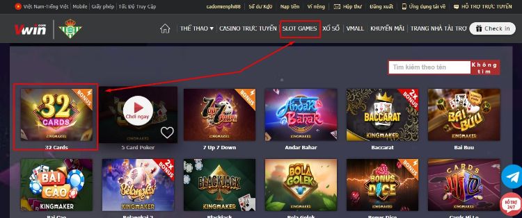 Chọn game bài 32 lá tại nhà phát hành uy tín KingMaker Vwin Chọn game bài 32 lá tại nhà phát hành uy tín KingMaker Vwin