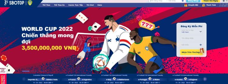 Sbotop hoạt động với quy mô lớn và chuyên nghiệp